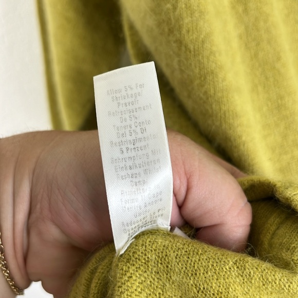 PS Paul Smith Cashmere V Neck Contrast Cuff Sweater - Picture 6 of 6